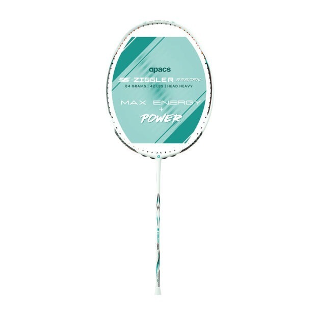 Apacs Z Ziggler Reborn Badminton Racket (White)