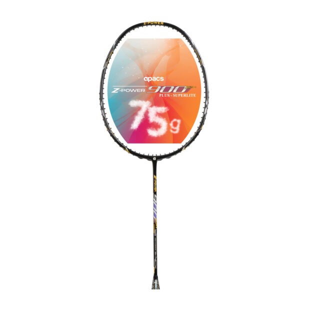 Apacs Z Power 900 RP+ Super Lite Badminton Racket  (Black)