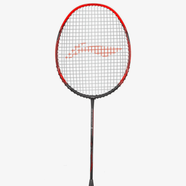 Li-Ning 3D CALIBAR X Boost (Dark Grey/Red) Badminton Racket - Image 3