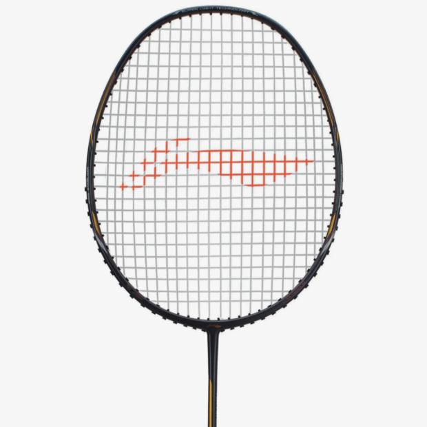 Li-Ning Air-Force G2 Badminton Racket (78 grams) (Charcoal/ Gold) - Image 3