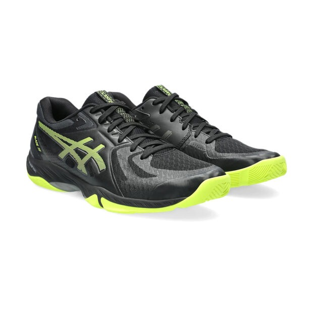 Asics Blade FF Badminton Shoes - (Black/Safety Yellow) - Image 3