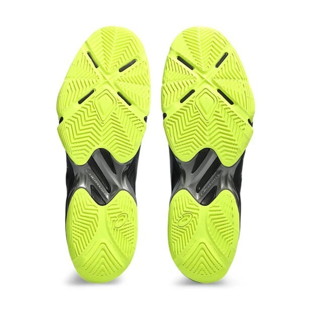 Asics Blade FF Badminton Shoes - (Black/Safety Yellow) - Image 7