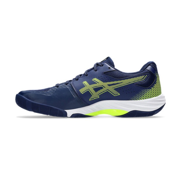 Asics Blade FF Badminton Shoes (Blue Expanse/Safety Yellow) - Image 2