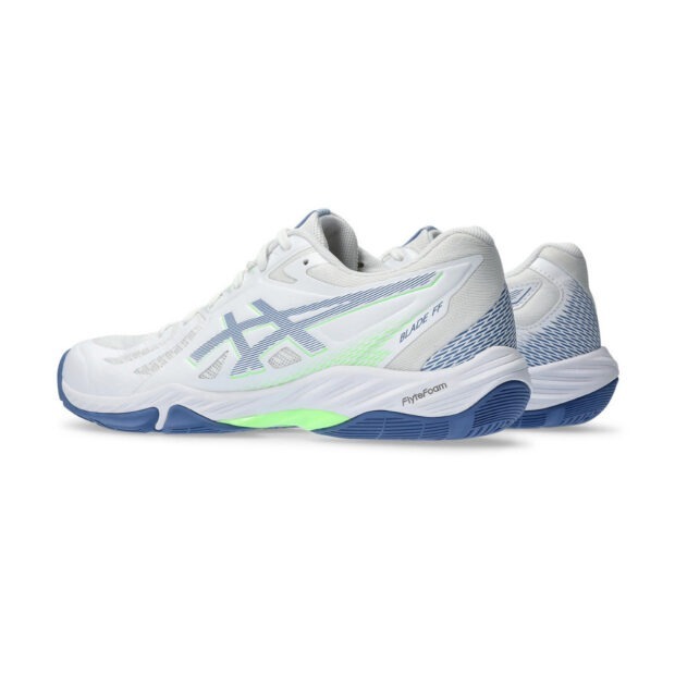 Asics Blade FF Badminton Shoes (White/Denim Blue) - Image 4