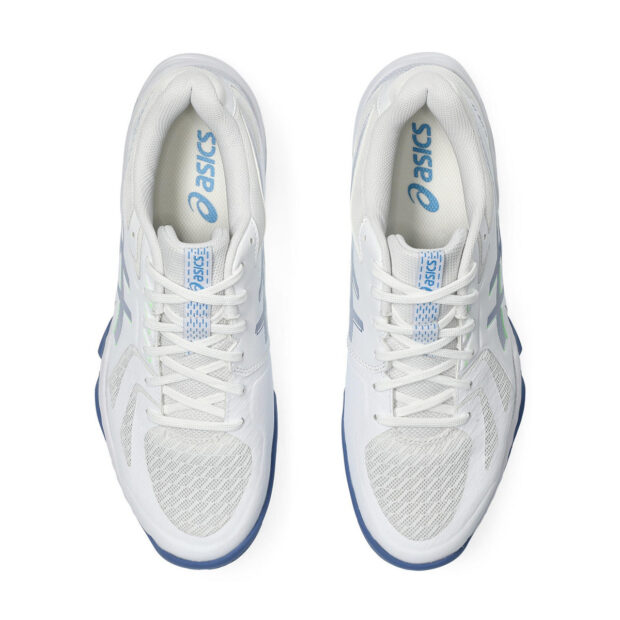 Asics Blade FF Badminton Shoes (White/Denim Blue) - Image 6