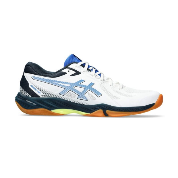 Asics Blade FF Badminton Shoes (White/Illusion Blue)