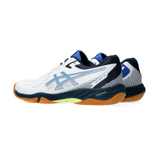 Asics Blade FF Badminton Shoes (White/Illusion Blue) - Image 4