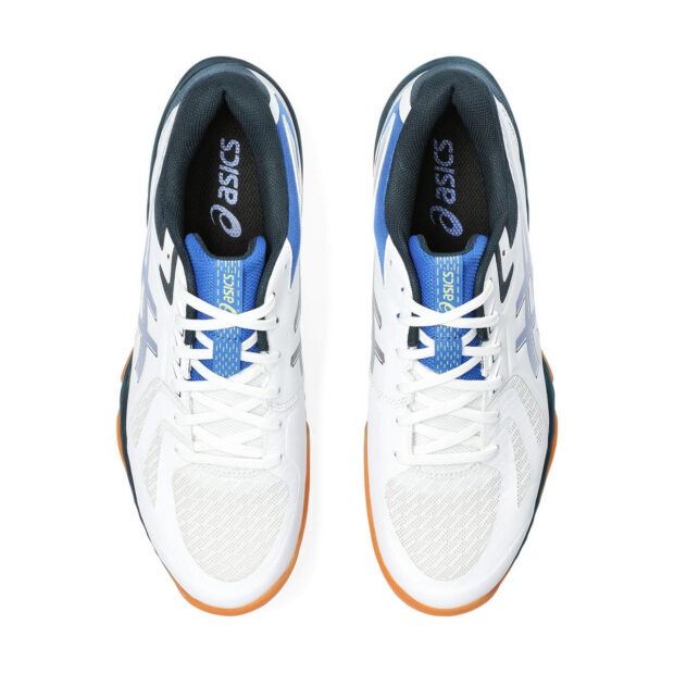 Asics Blade FF Badminton Shoes (White/Illusion Blue) - Image 6