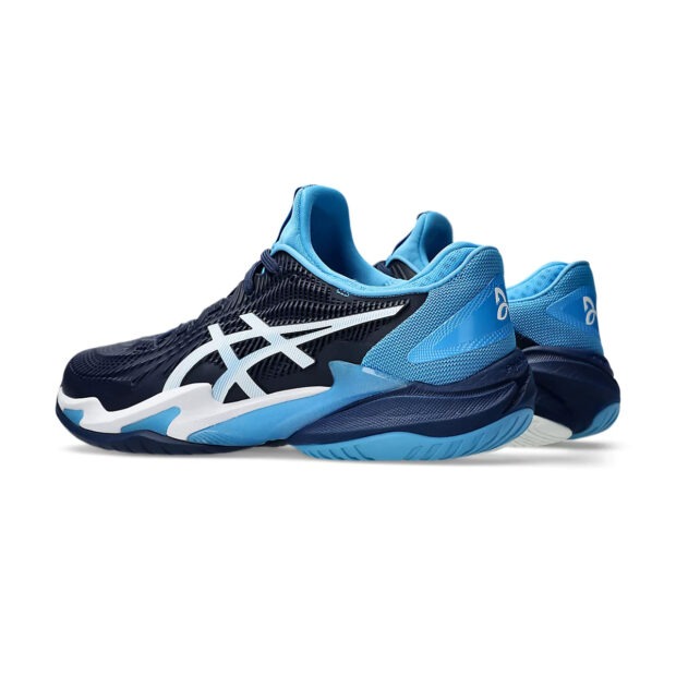 Asics Court FF3 Novak Tennis Shoes (Blue Expanse/White) - Image 4