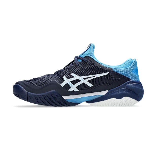 Asics Court FF3 Novak Tennis Shoes (Blue Expanse/White) - Image 2