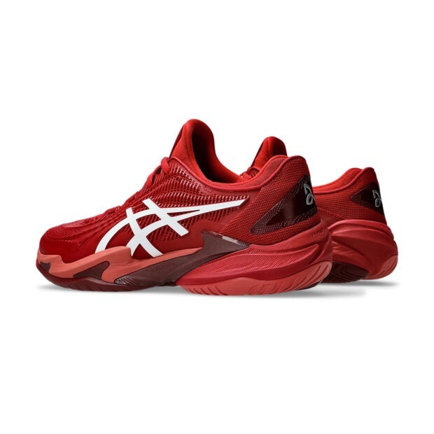 Asics Court FF3 Novak Tennis Shoes (Cranberry/White) - Image 4