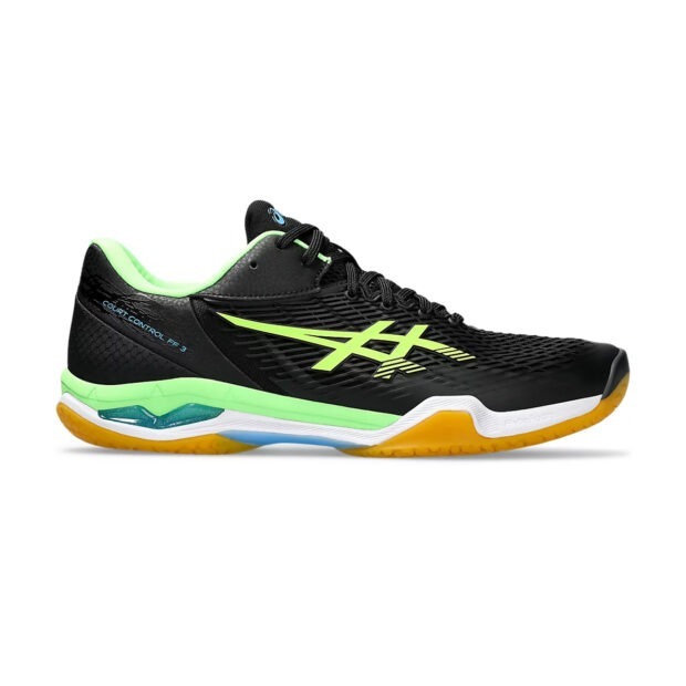 Asics Court Control FF3 Badminton Shoes (Black/Lime Burst)