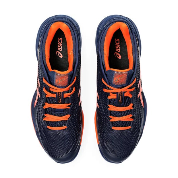 Asics Court FF3 Novak Tennis Shoes (Blue Expanse/Koi) - Image 6