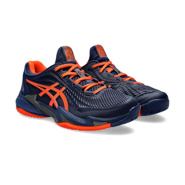 Asics Court FF3 Novak Tennis Shoes (Blue Expanse/Koi) - Image 3