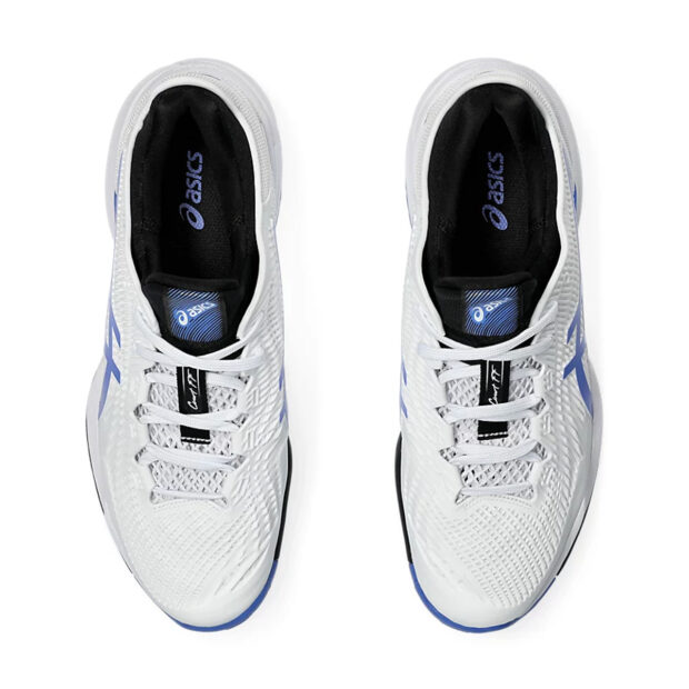 Asics Court FF3 Novak Tennis Shoes (White/Sapphire) - Image 6