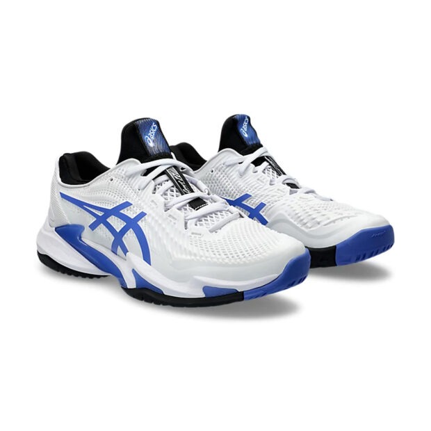 Asics Court FF3 Novak Tennis Shoes (White/Sapphire) - Image 3