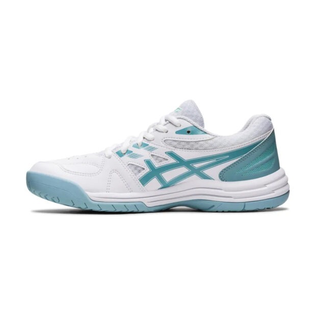 Asics Court Slide 2 Tennis Shoes (White/Smoke Blue) - Image 2