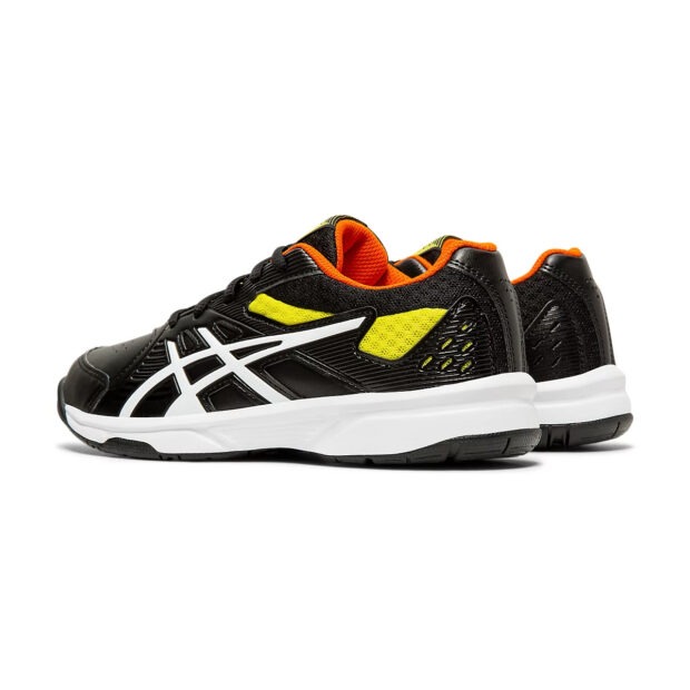 Asics Court Slide 3 GS Tennis Shoes (Black/White/Yellow) - Image 4