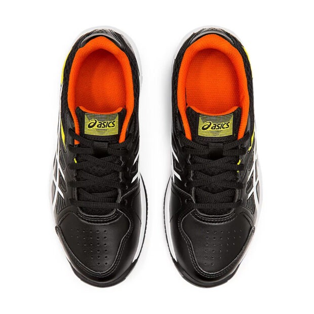 Asics Court Slide 3 GS Tennis Shoes (Black/White/Yellow) - Image 5