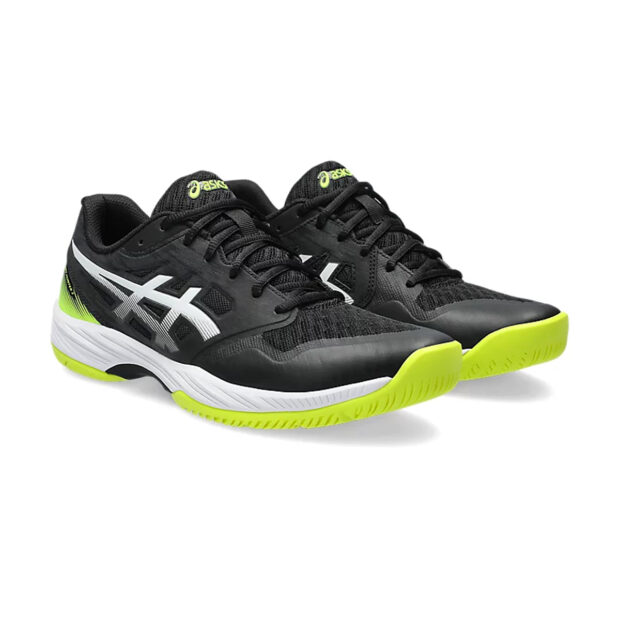 Asics Gel Court Hunter 3 Badminton Shoes (Black/White) - Image 3