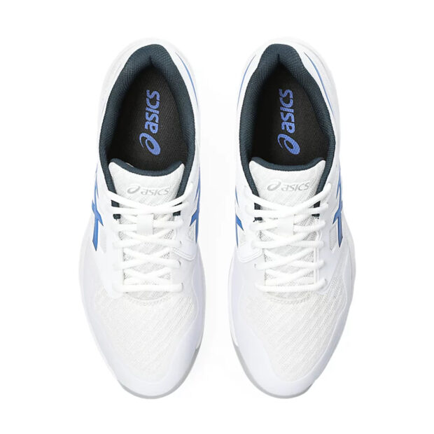 Asics Gel Court Hunter 3 Badminton Shoes (White/Blue) - Image 6