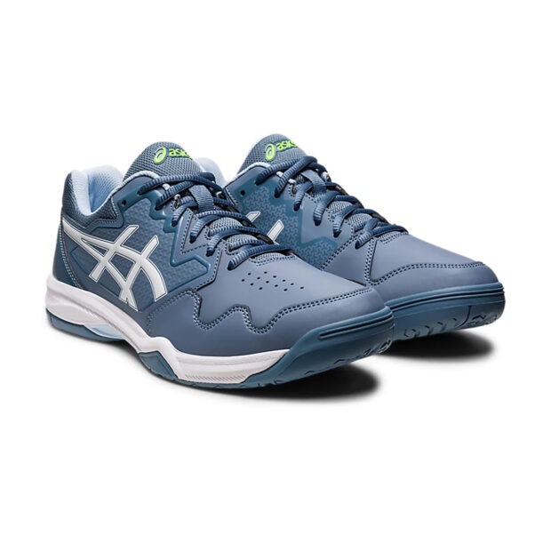 Asics Gel Dedicate 7 Tennis Shoes (Steel Blue/White) - Image 3