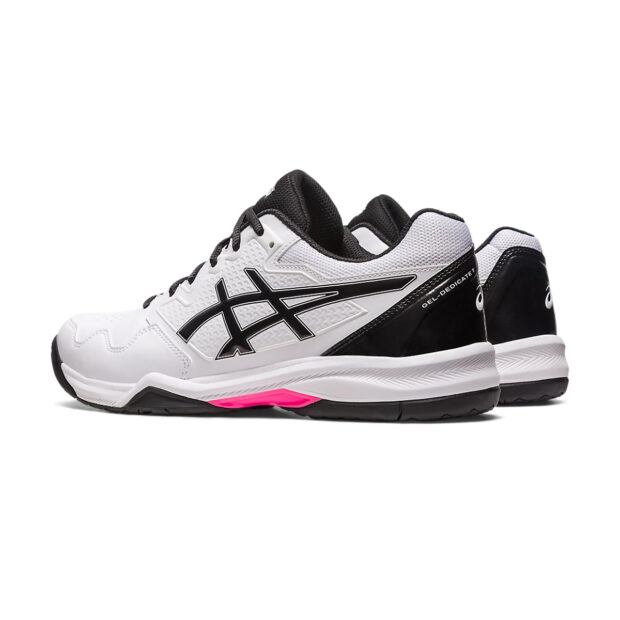 Asics Gel Dedicate 7 Tennis Shoes (White/Hot Pink) - Image 4