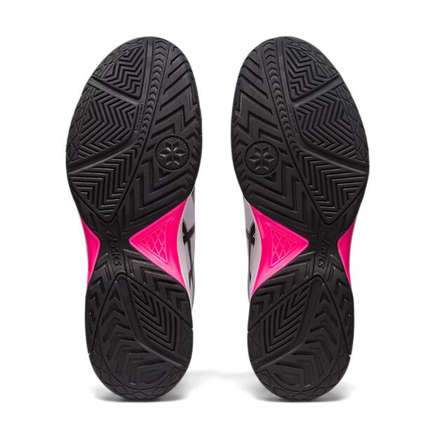 Asics Gel Dedicate 7 Tennis Shoes (White/Hot Pink) - Image 7