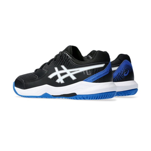 Asics Gel Dedicate 8 GS Tennis Shoes (Black/Tuna Blue) - Image 4