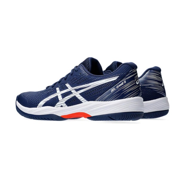 Asics Gel Game 9 Tennis Shoes (Blue Expanse/White) - Image 4