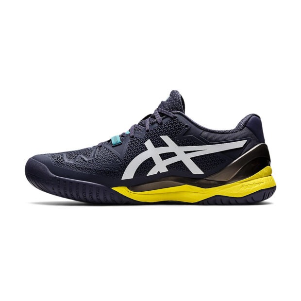 Asics Gel Resolution 8 Tennis Shoes (Indigo Fog/White) - Image 2