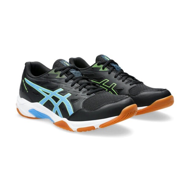 Asics Gel Rocket 11 Badminton Shoes (Black/Waterspace) - Image 3