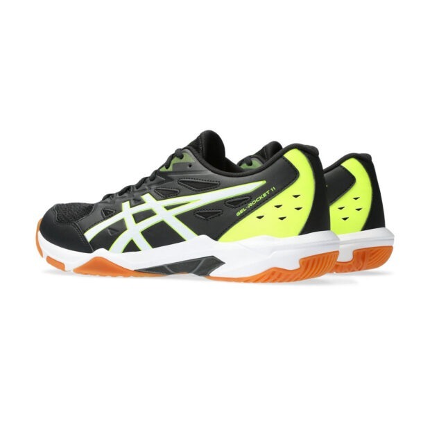 Asics Gel Rocket 11 Badminton Shoes (Black/White) - Image 4