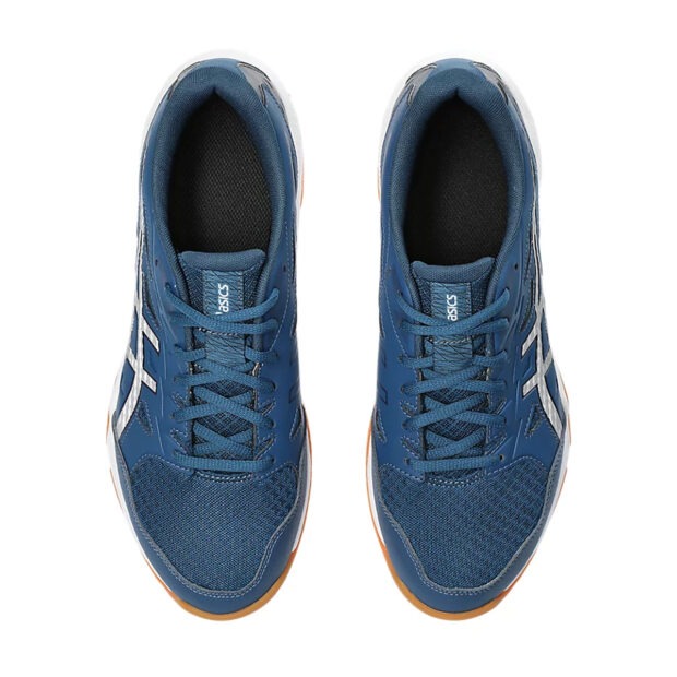 Asics Gel Rocket 11 Badminton Shoes (Mako Blue/Pure Silver) - Image 6