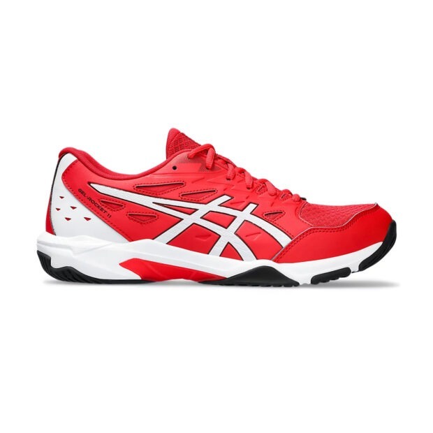 Asics Gel Rocket 11 Badminton Shoes (Classic Red/White)