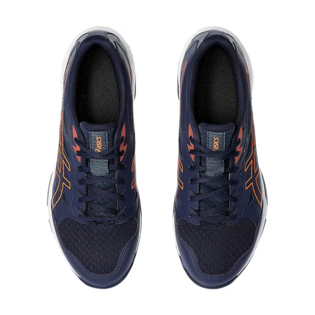 Asics Gel Rocket 11 Badminton Shoes (Peacoat/Shocking Orange) - Image 6