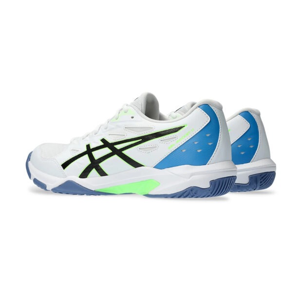 Asics Gel Rocket 11 Badminton Shoes (White/Lime Burst) - Image 4