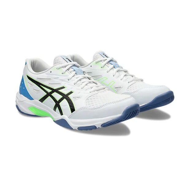 Asics Gel Rocket 11 Badminton Shoes (White/Lime Burst) - Image 3