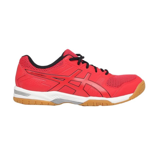 Asics Gel CourtMov+ Badminton Shoes (Electric Red/Black)