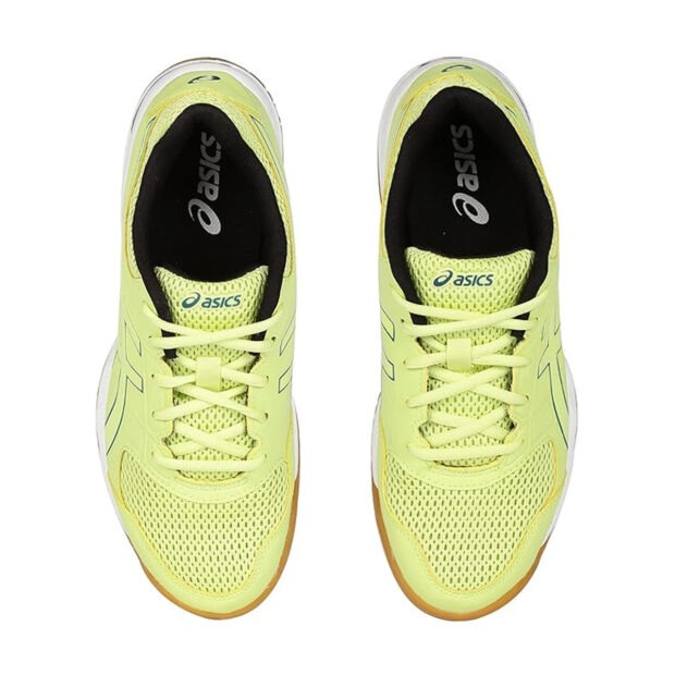 Asics Gel CourtMov+ Badminton Shoes (Glow Yellow/Deep Sea Teal) - Image 3