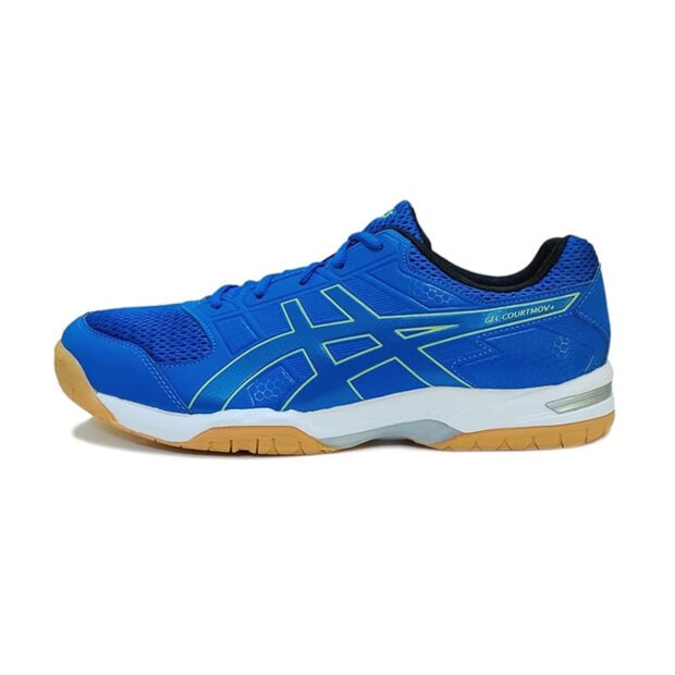 Asics Gel CourtMov+ Badminton Shoes (Lake Drive/Hazard Green) - Image 2