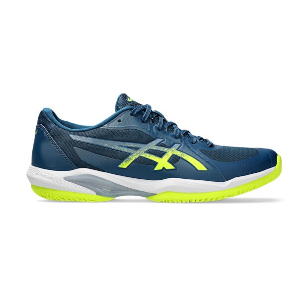 Asics Solution Swift FF 2 Tennis Shoes (Mako Blue/Safety Yellow)