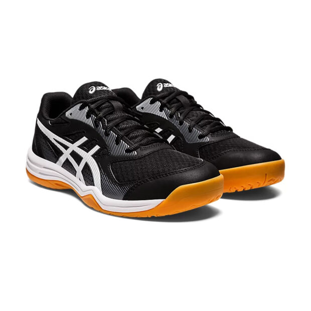 Asics Upcourt 5 Badminton Shoes (Black/White) - Image 3