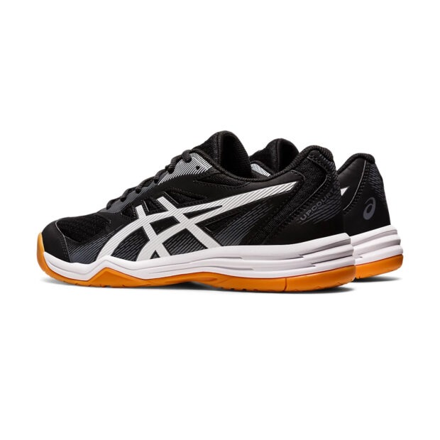 Asics Upcourt 5 Badminton Shoes (Black/White) - Image 4