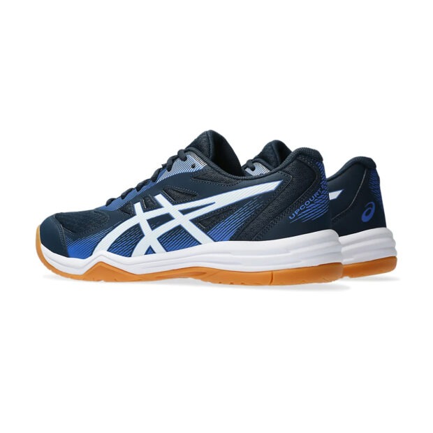 Asics Upcourt 5 Badminton Shoes (French Blue/White) - Image 4