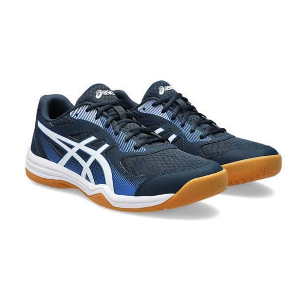 Asics Upcourt 5 Badminton Shoes (French Blue/White) - Image 3