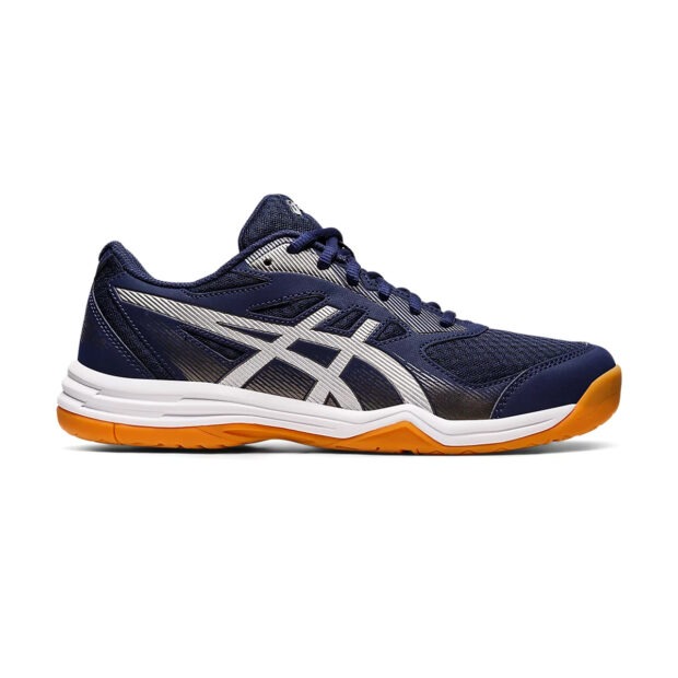 Asics Upcourt 5 Badminton Shoes (Peacoat/Pure Silver)