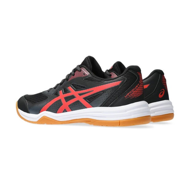 Asics Upcourt 5 Badminton Shoes (Red/Black) - Image 4