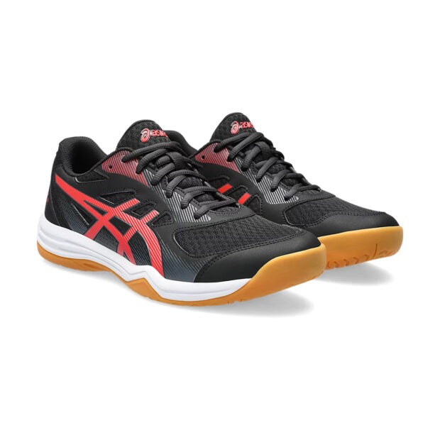 Asics Upcourt 5 Badminton Shoes (Red/Black) - Image 3