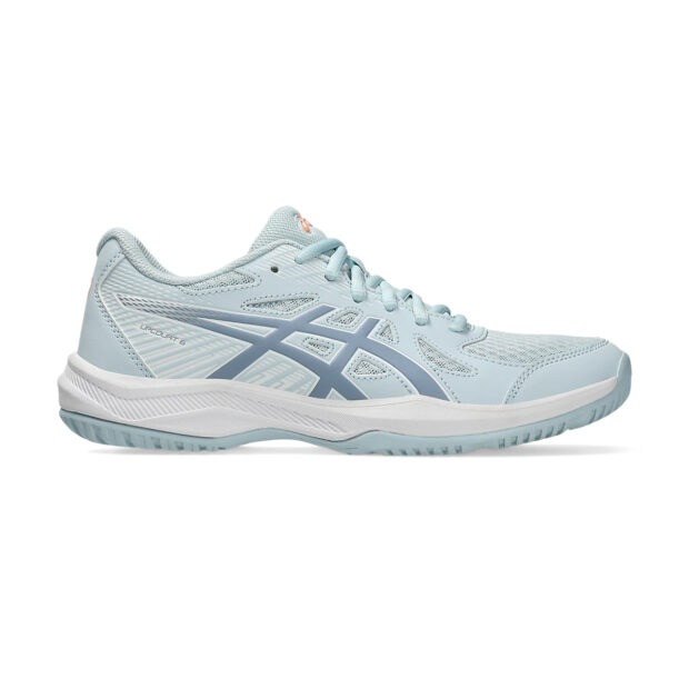 Asics Upcourt 6 Badminton Shoes (Cool Grey/Grey Blue)